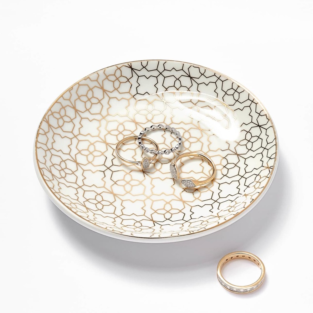 Kendra Scott Filigree Ceramic Jewelry Dish